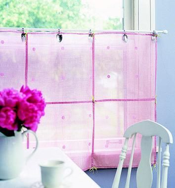 DIY教室 10款漂亮的自制小窗帘
