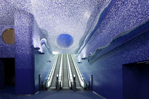 意大利Toledo地铁站设计 浩瀚海洋的梦幻之旅